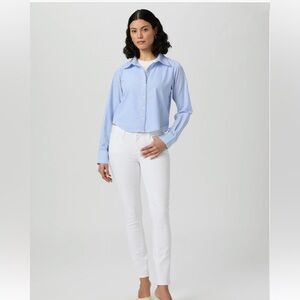 PAIGE White Verdugo Ankle Jeans. EUC. Size 30